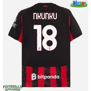 AC Milan Christopher Nkunku #18 Hemmatröja 2025-26 Kortärmad